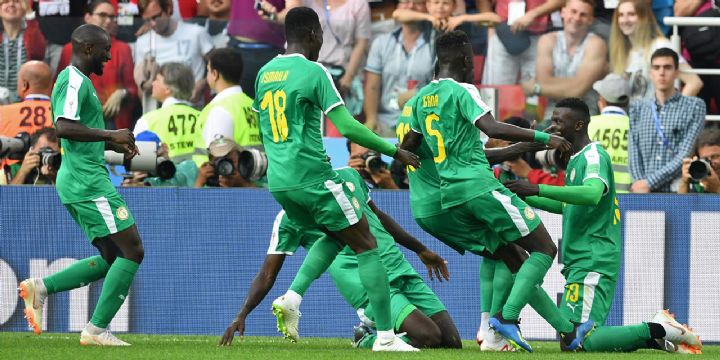 Russie 2018: le Sénégal signe la première victoire africaine en battant la Pologne (2-1)